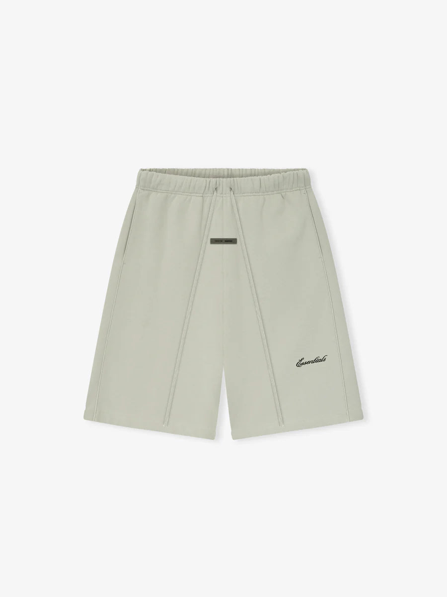 ESSENTIALS Relaxed Fleece Shorts With Piping