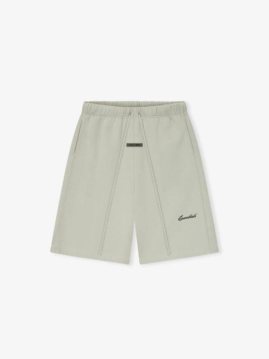 ESSENTIALS Relaxed Fleece Shorts With Piping